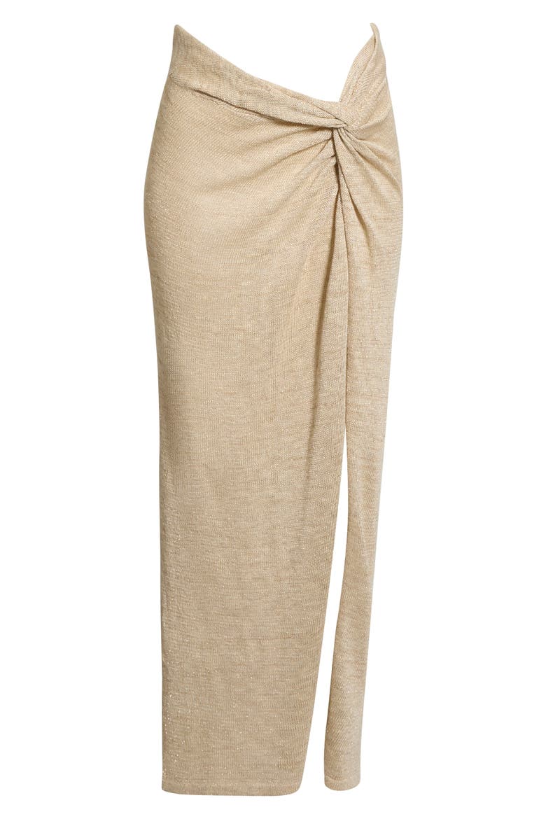 Cover-Up Maxi Skirt, Alternate, color, BEIGE