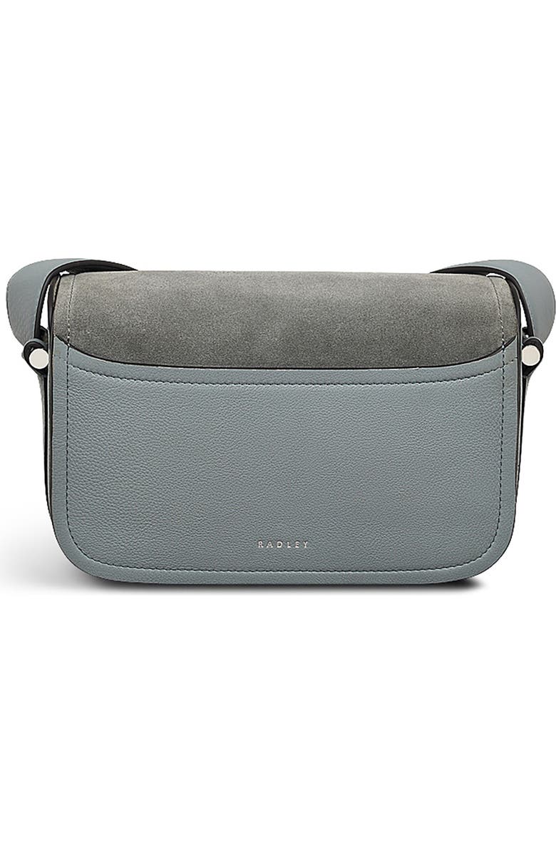 Radley Bathurst Mews - Suede Medium Flapover Crossbody Bag, Alternate, color, Artichoke