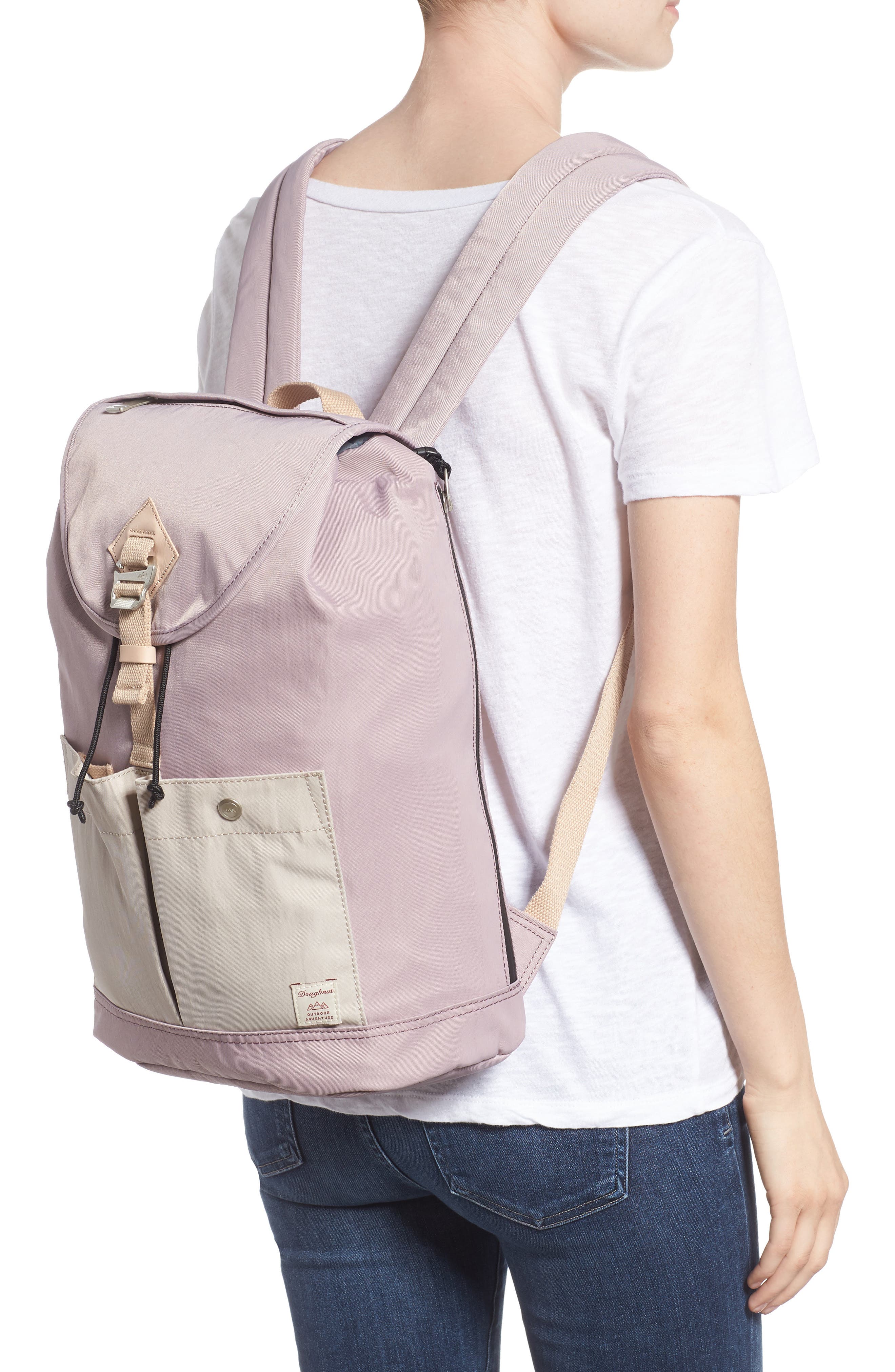 Montana Water Repellent Backpack, Alternate, color, LILAC/ IVORY