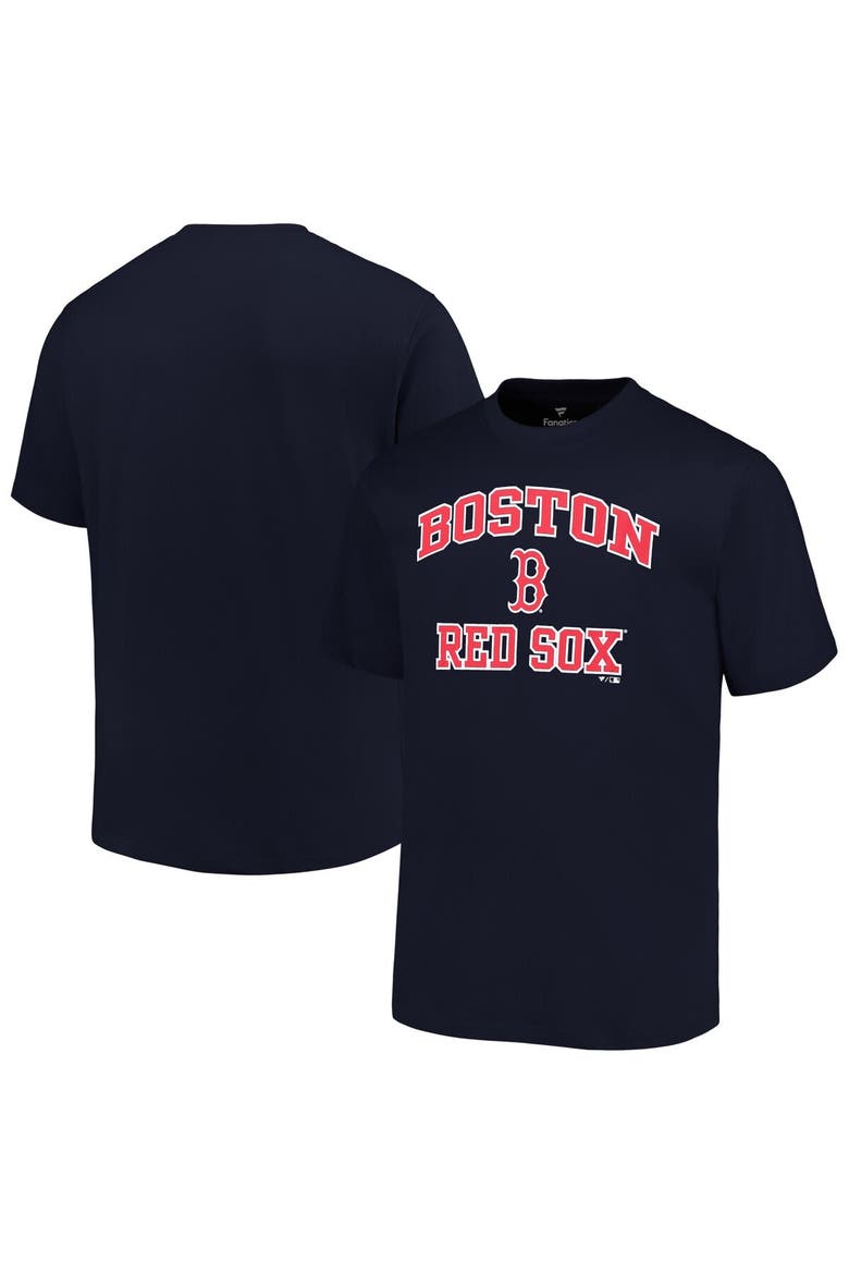 Men's Profile Navy Boston Red Sox Big & Tall Heart & Soul T-Shirt, Main, color, Navy