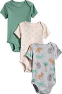 Little Planet 3-Pack Assorted Organic Cotton Bodysuits