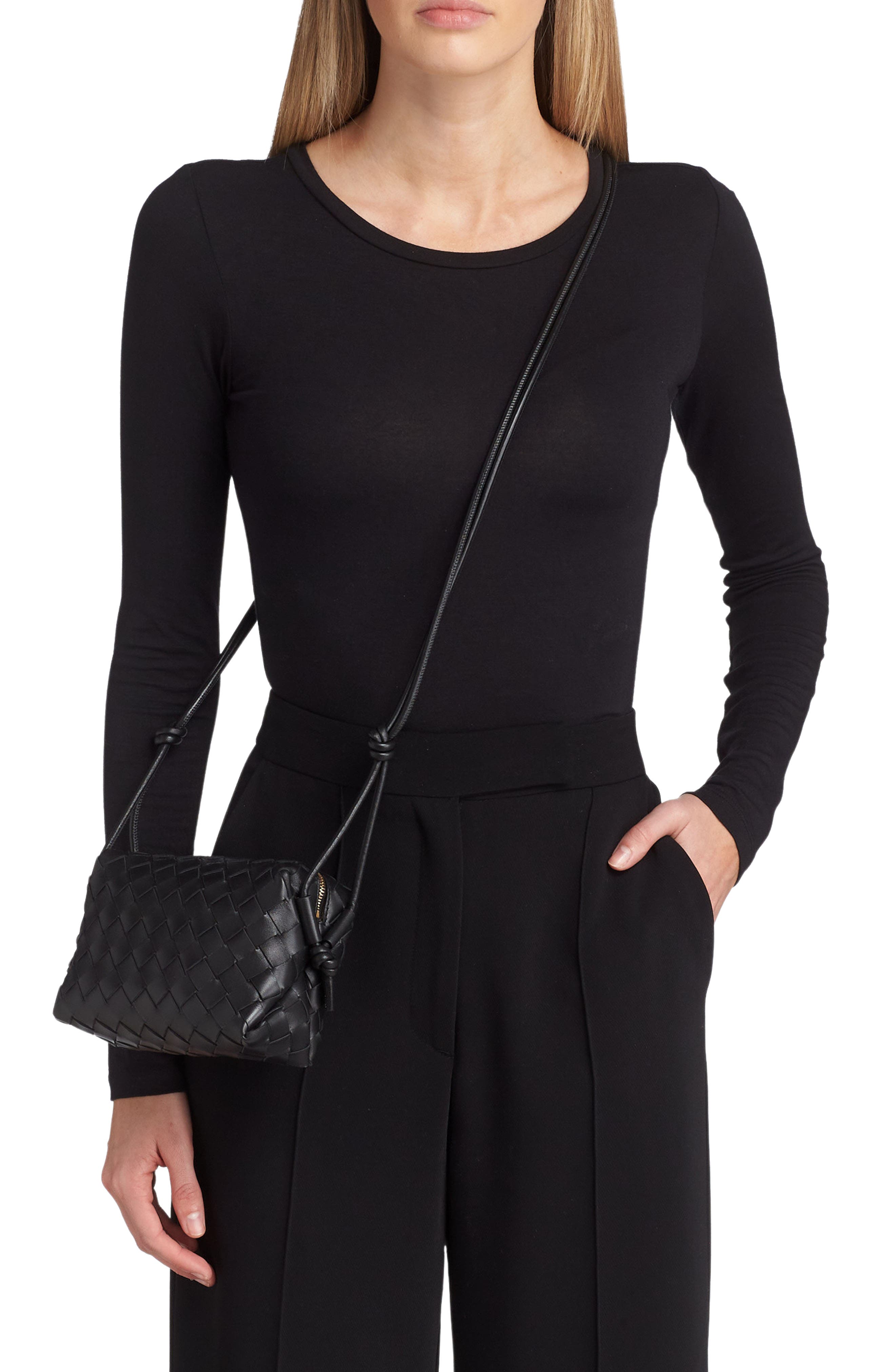 Bottega Veneta Small Intrecciato Leather Crossbody Bag, Alternate, color, 