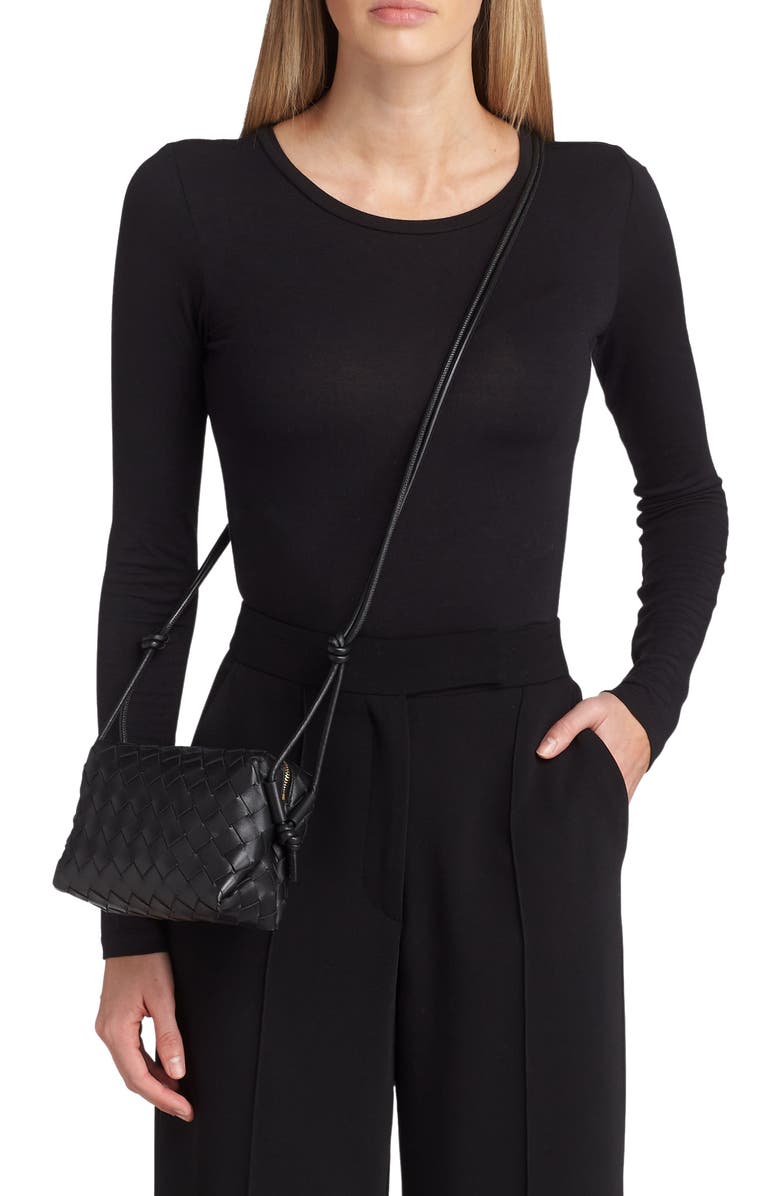 Bottega Veneta Small Intrecciato Leather Crossbody Bag, Alternate, color,