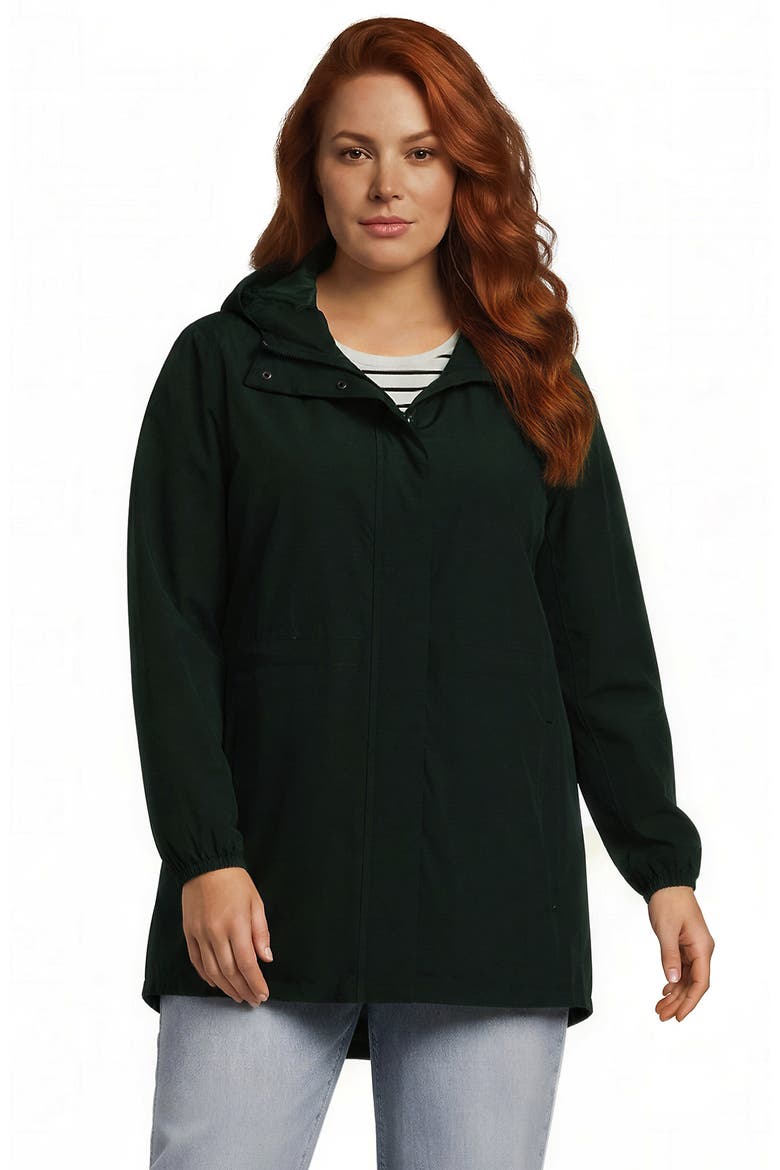 Squall Packable Waterproof Raincoat, Main, color, Woodland Forest