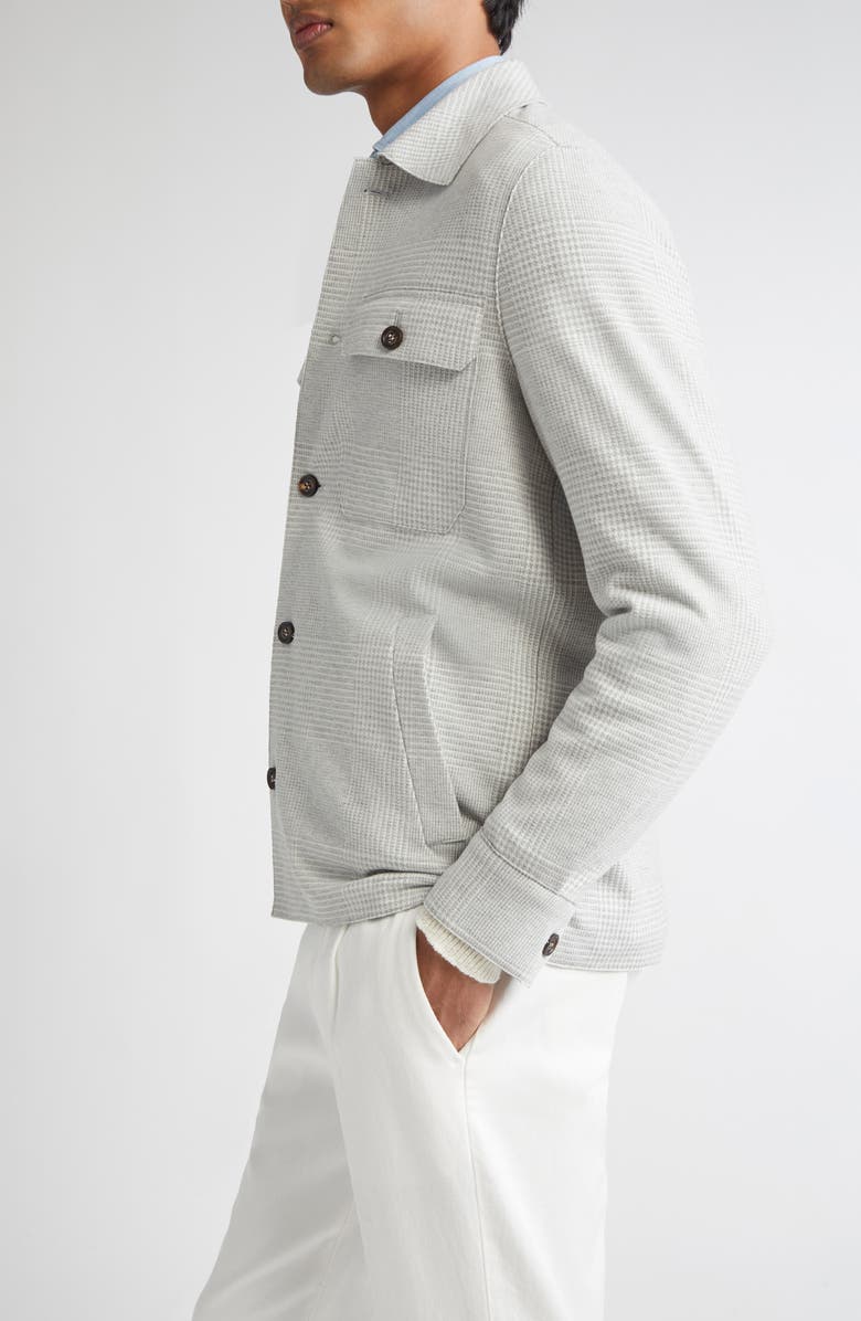Slim Fit Plaid Overshirt