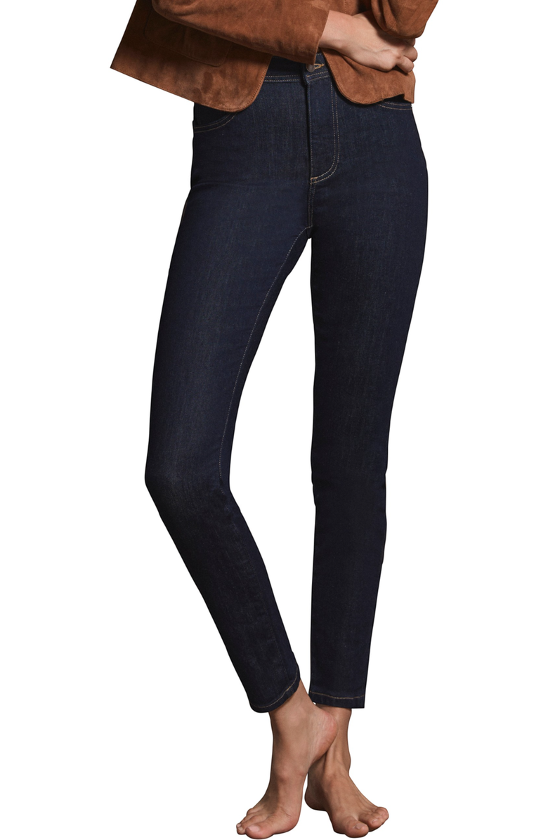 MINT VELVET Sculpting Skinny Jeans, Main, color, Light Blue