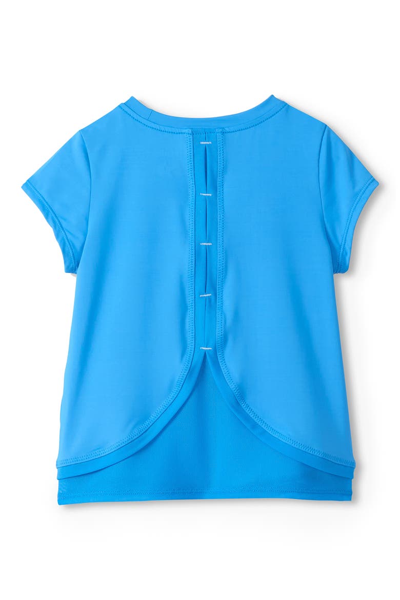 Kids' Mesh Accent T-Shirt, Alternate, color, BLUE