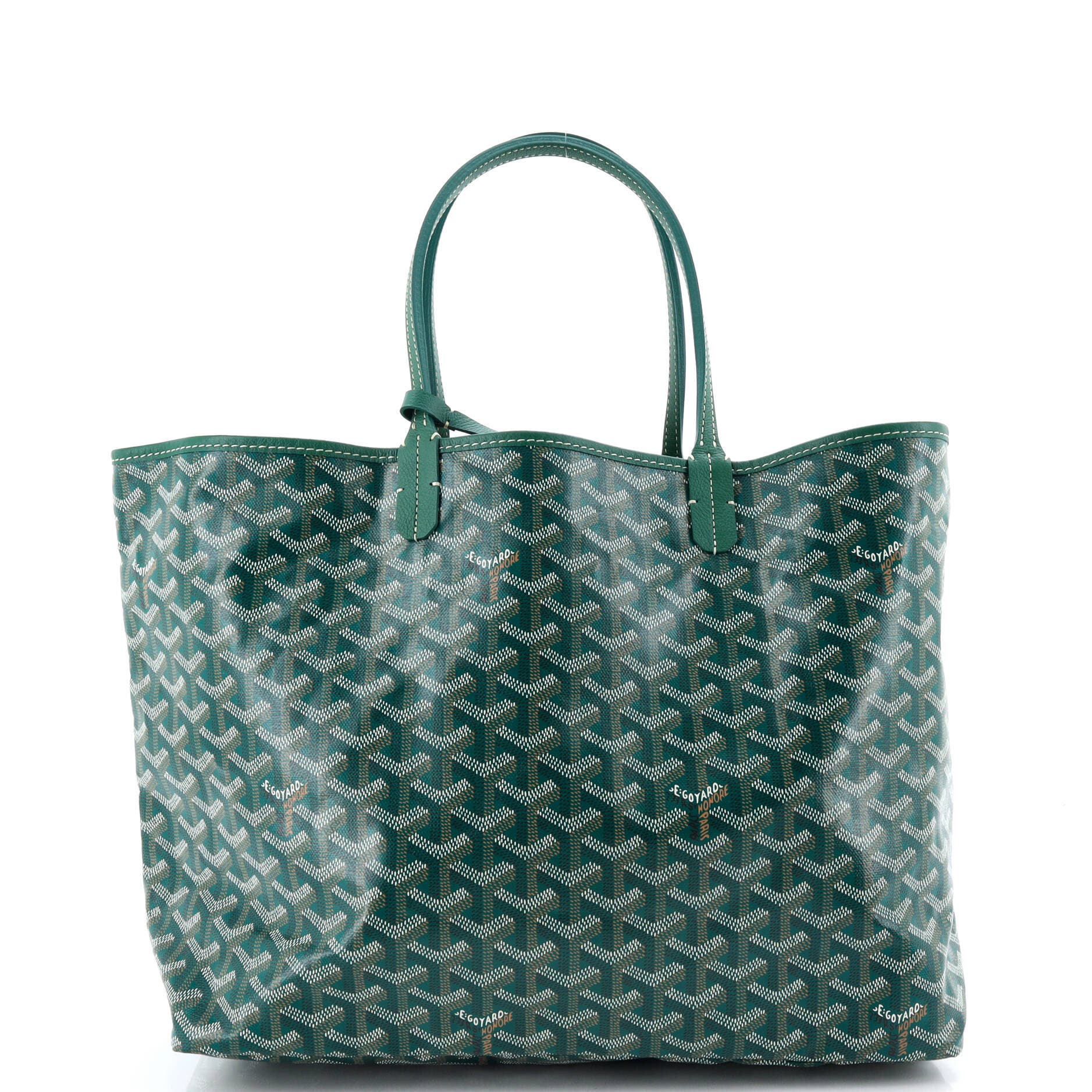 Pre-Owned Goyard Saint Louis Tote Coated Canvas PM, Alternate, color, Green
