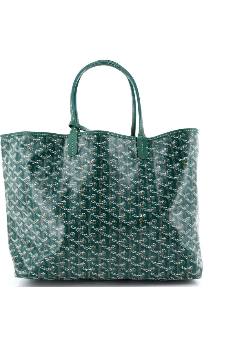 Pre-Owned Goyard Saint Louis Tote Coated Canvas PM, Alternate, color, Green
