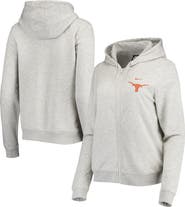 Nike Women's Nike Heathered Gray Texas Longhorns Varsity Fleece Full-Zip Hoodie