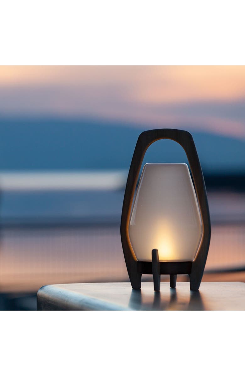 Allsop Home & Garden Drifter Lantern - Rechargeable Glass LED Lanterns, Alternate, color, Beige