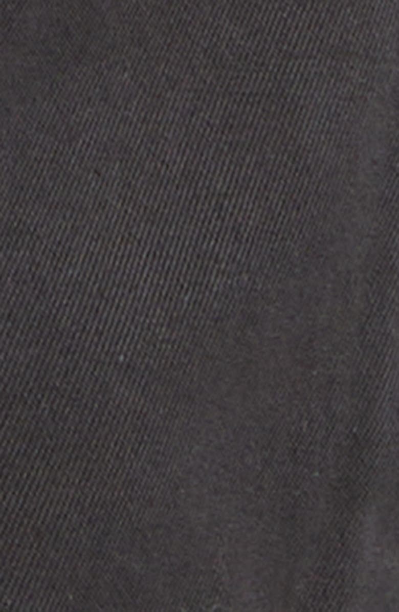 Burberry Cyrus Cotton Twill Straight Leg Cargo Pants, Alternate, color, Black