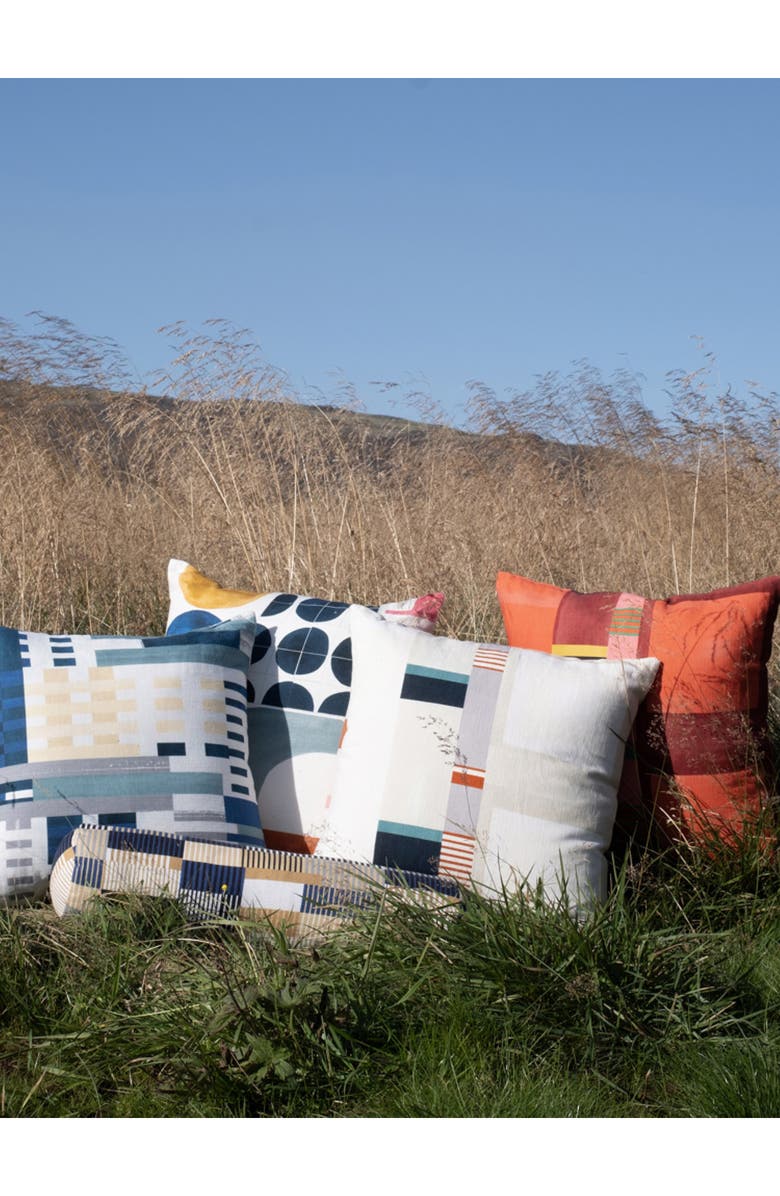 Sunday Citizen Patchwork Throw Pillow, Alternate, color, 