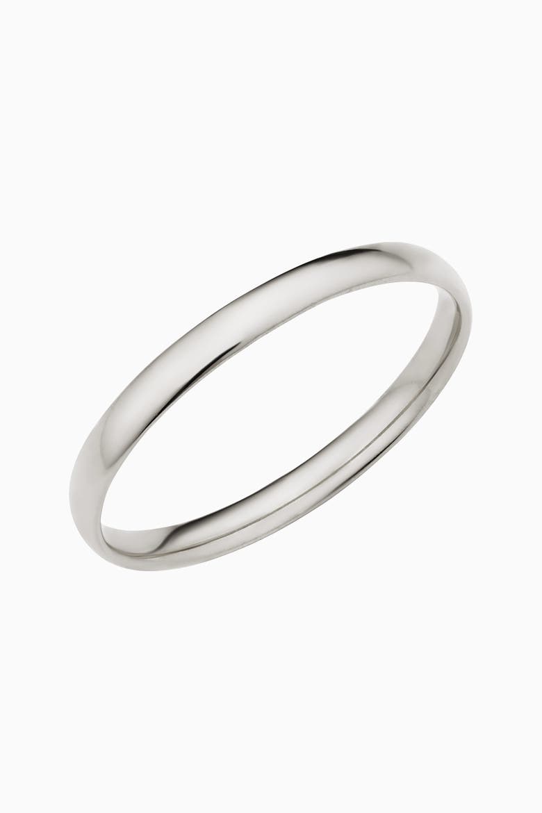 14K Gold Forever Band Stack Ring, Main, color, White Gold