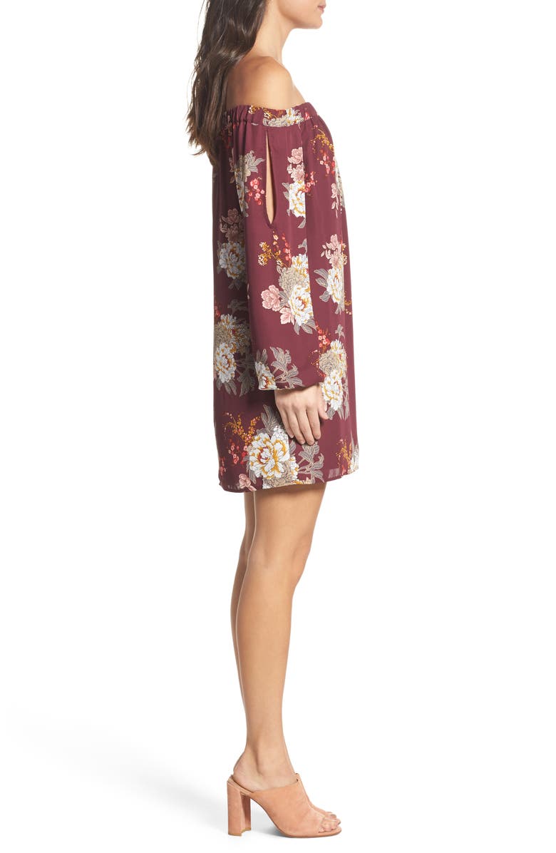 Ali & Jay Jade Off the Shoulder Dress, Alternate, color,