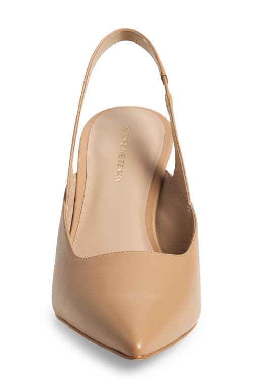 Stuart Weitzman Zuri Slingback Leather Pump