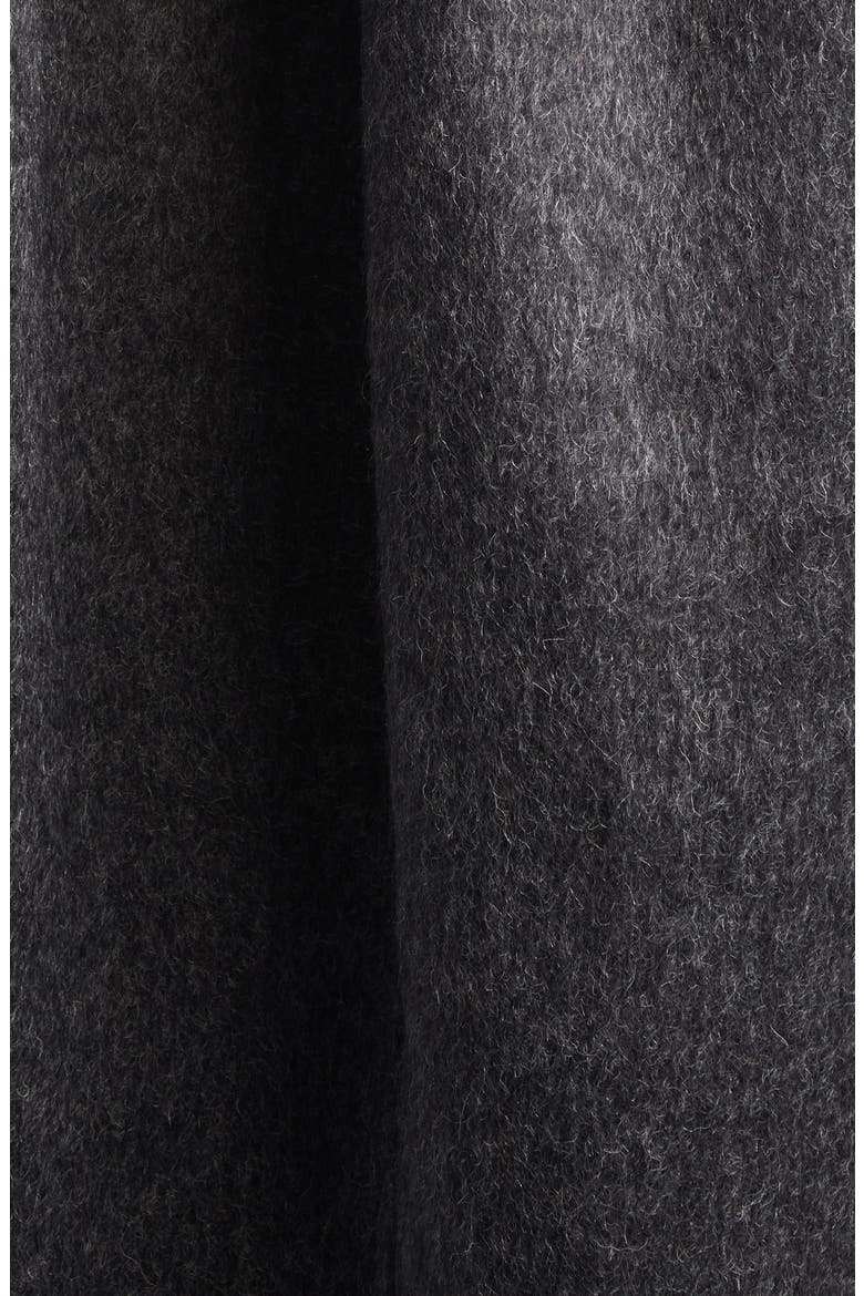 Double Splittable Virgin Wool & Mohair Blend Coat, Alternate, color, RYN80 GRANITE