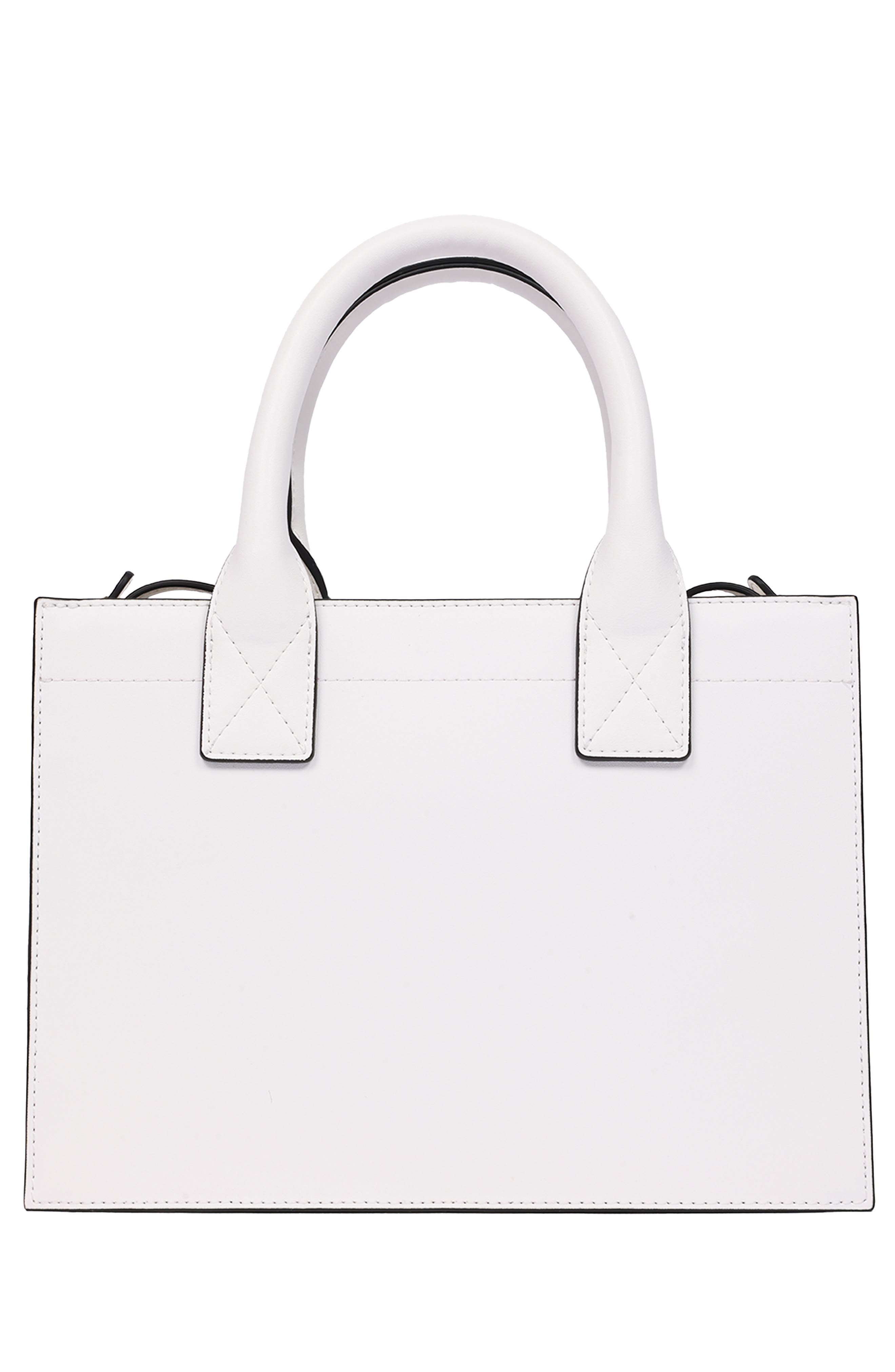 Modern Edge Charm Tote, Alternate, color, WHITE