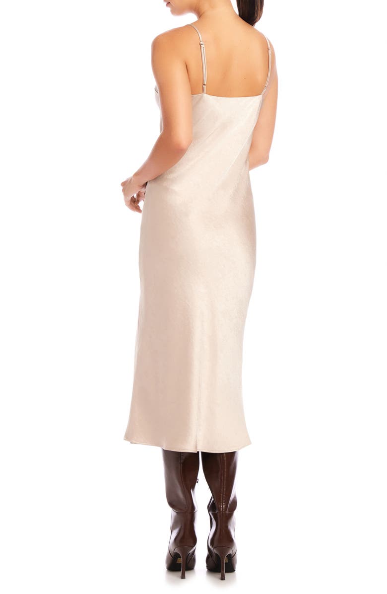 FIFTEEN TWENTY Bias Satin Midi Slipdress, Alternate, color, 