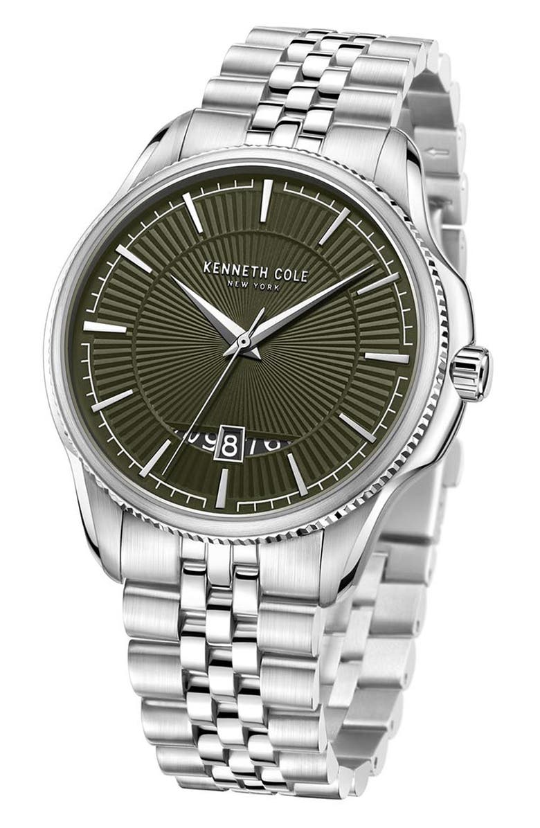 Kenneth Cole Classic Bracelet Watch, 42mm, Alternate, color,