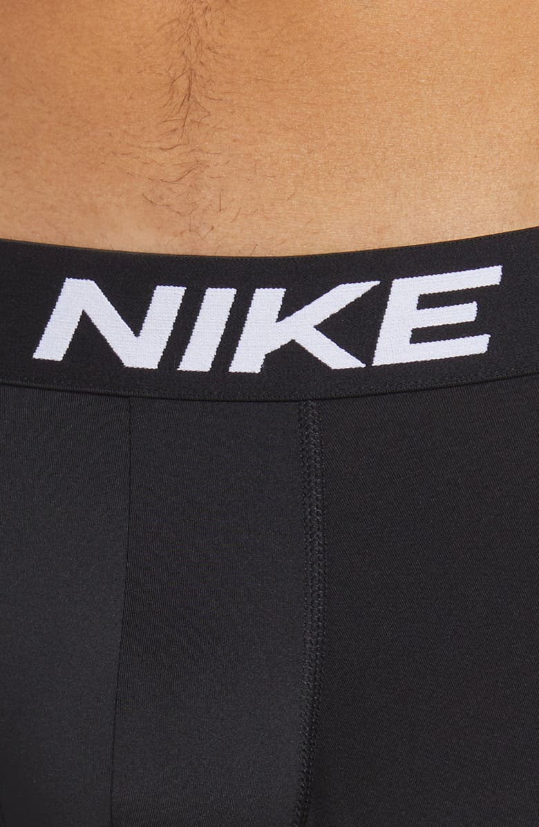 Nike 3-Pack Long Boxer Briefs, Alternate, color, Black/Black/Black