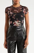 AllSaints Ellie Floral Mesh T-Shirt