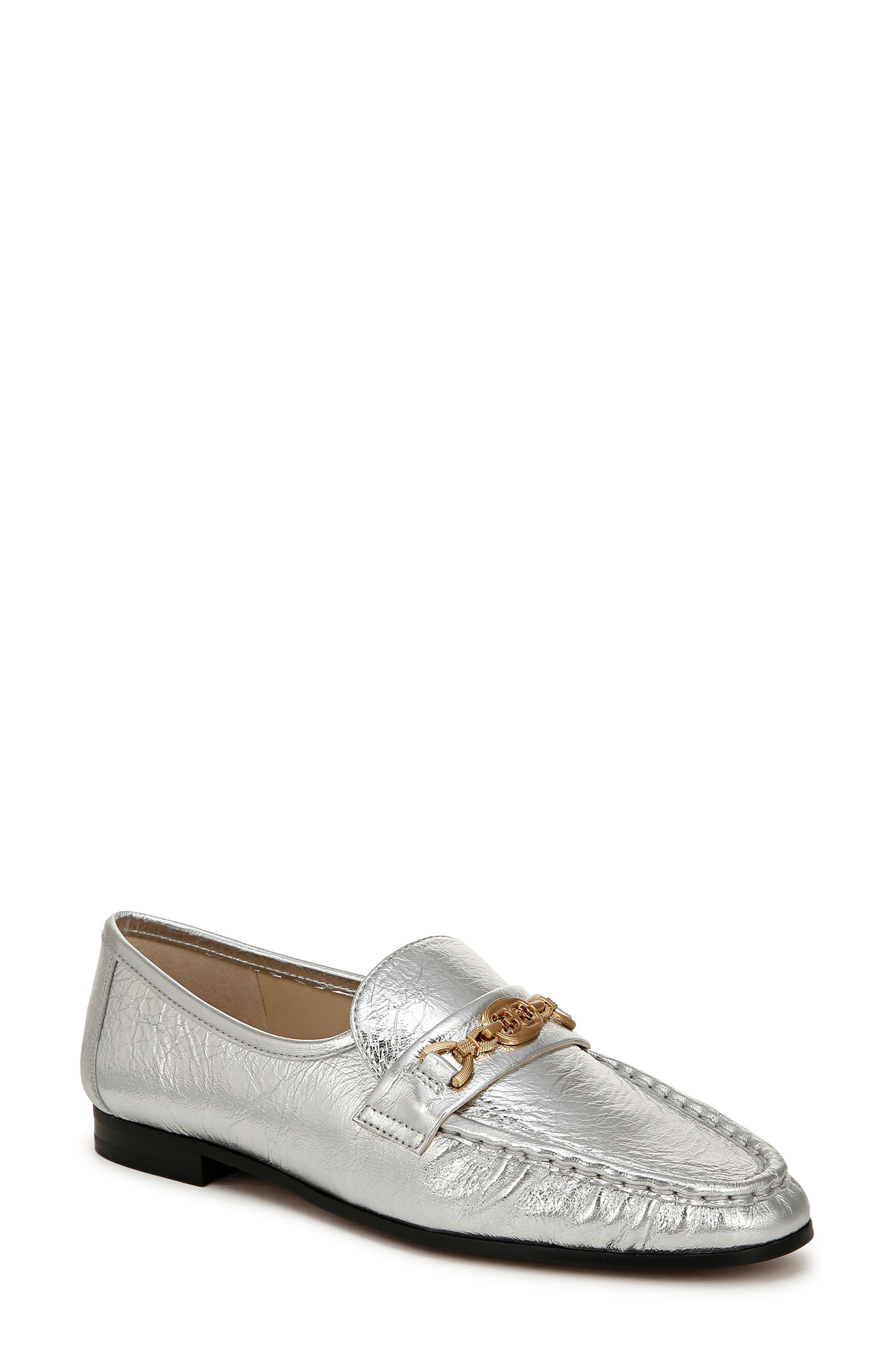 Lucca Loafer, Main, color, SOFT SILVER