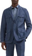 Bugatchi Linen Safari Jacket