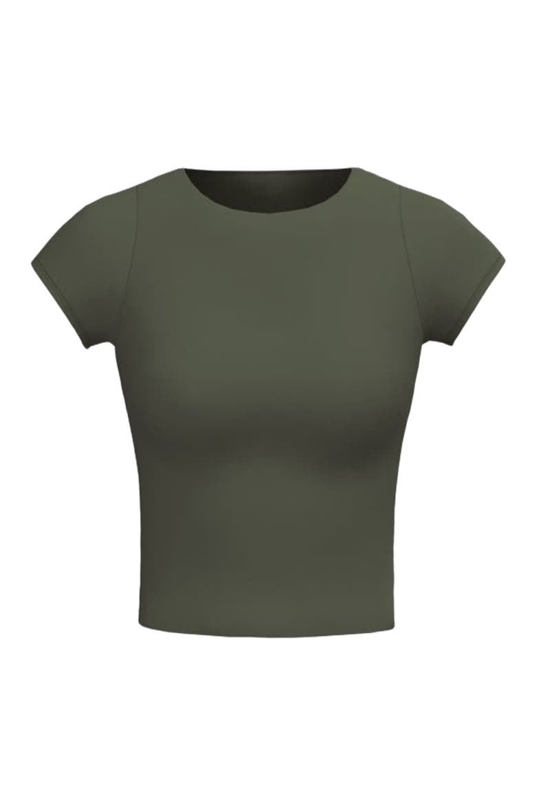 Cloud II Crew Tee, Alternate, color, Olive