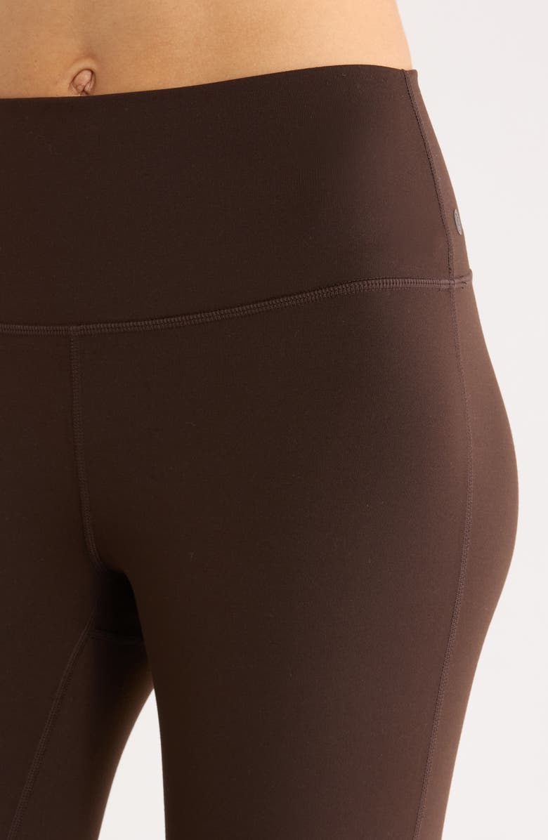 Zella Flex High Waist Flare Leg Pants, Alternate, color, Brown Mole