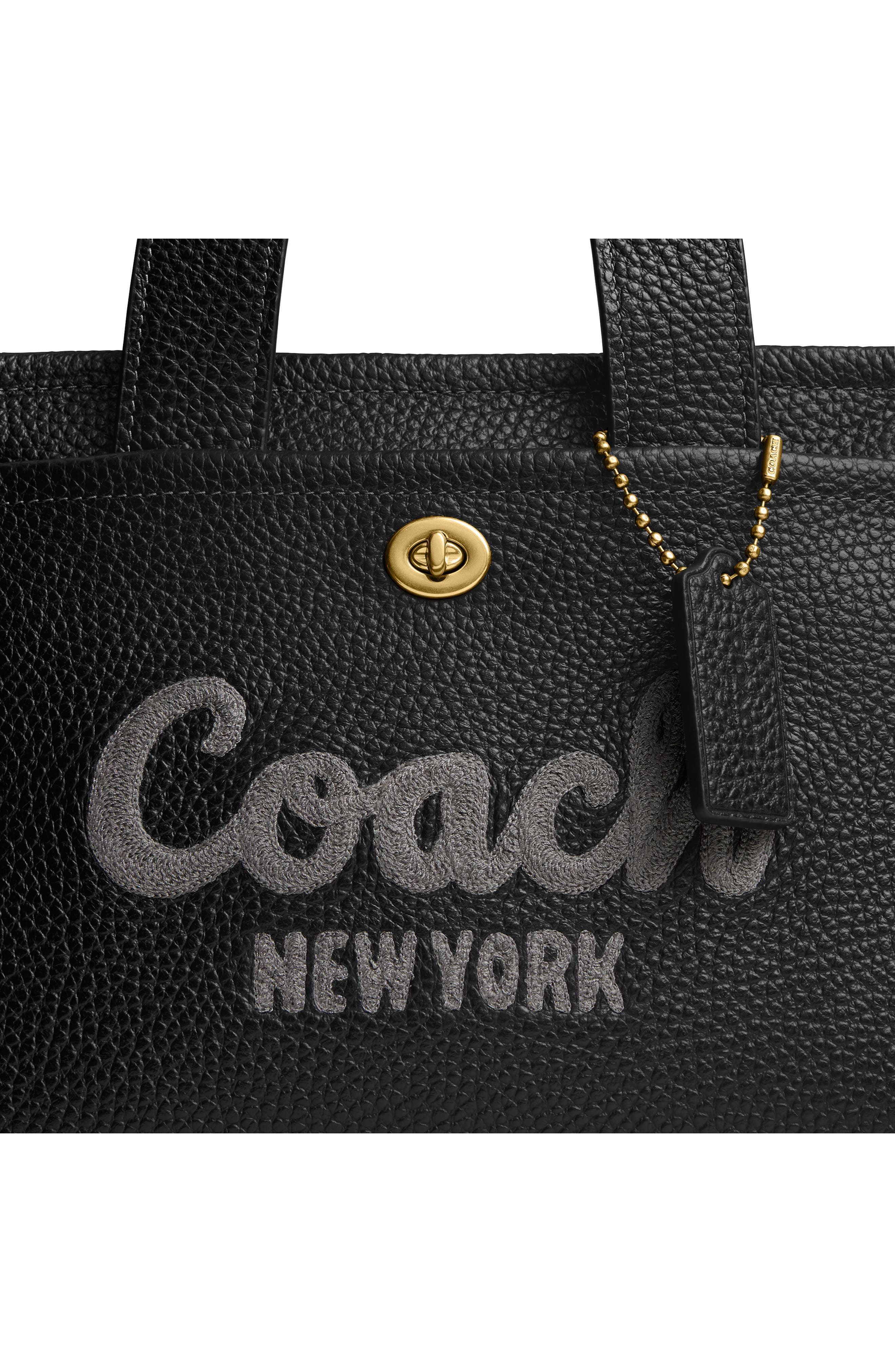 COACH Bubble 26 Leather Cargo Tote, Alternate, color, 