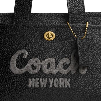 【COACH】Medium Bubble Leather Cargo Tote Bag COACH Medium Bubble Leather Cargo Tote Bag - Macy's