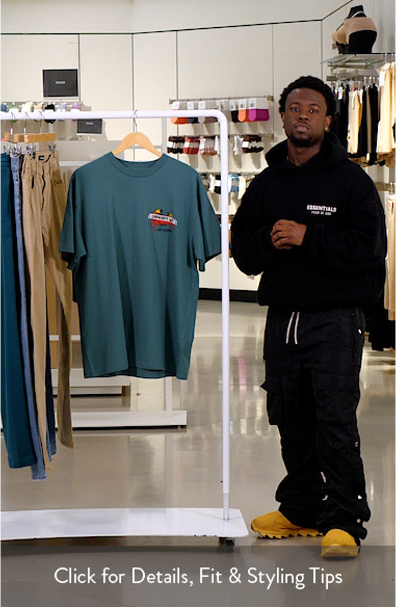 Crab Paint Organic Cotton Graphic T-Shirt, sales video thumbnail