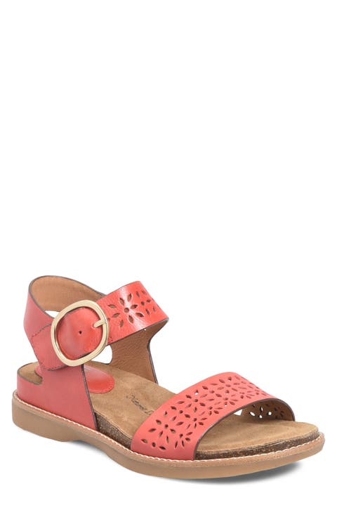 Bali III Ankle Strap Wedge Sandal (Women)