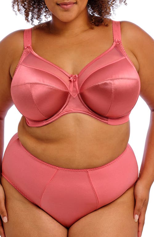 Goddess Keira Full Figure Underwire Bra In Desert Rose