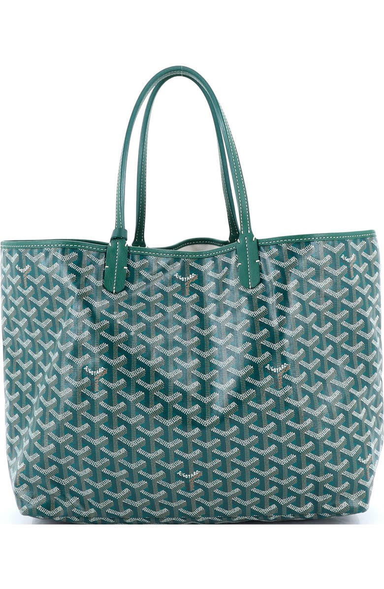 Pre-Owned Goyard Saint Louis Tote Coated Canvas PM, Main, color, Green