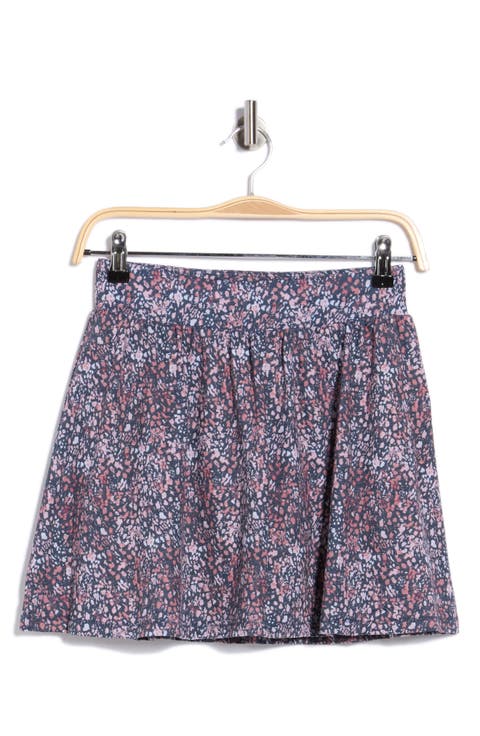 Printed Featherweight Miniskirt