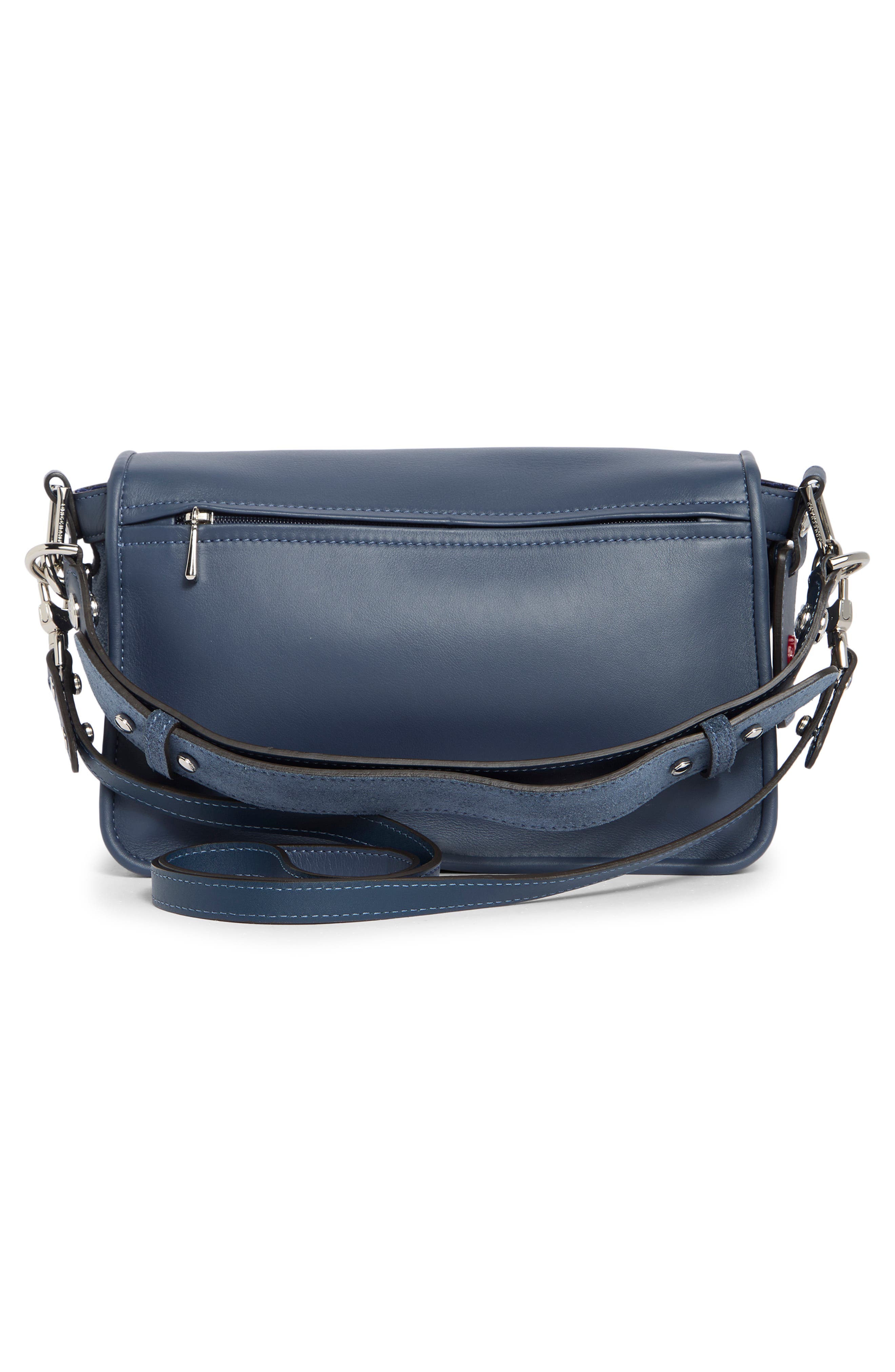 Longchamp Mademoiselle Calfskin Leather Crossbody Bag, Alternate, color, 