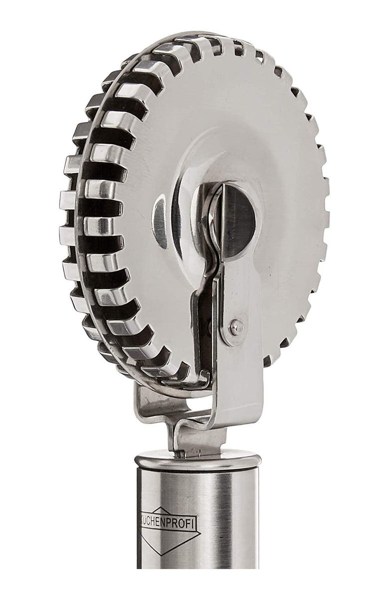 Kuchenprofi 7-Inch Stainless Ravioli Wheel For Cutting and Crimping Pasta Dough, Alternate, color, Silver
