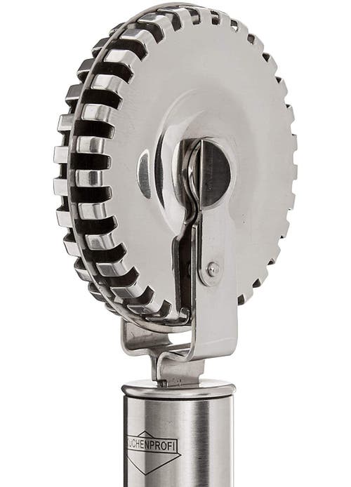 Kuchenprofi 7-inch Stainless Ravioli Wheel For Cutting And Crimping Pasta Dough In Silver