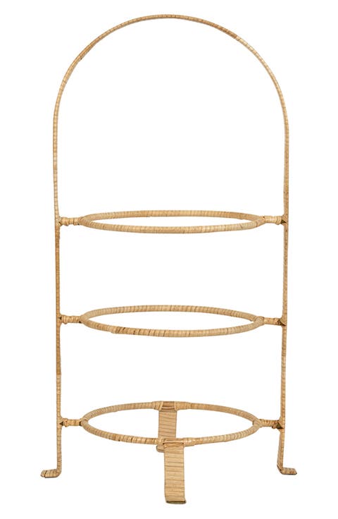 Provence Rattan Three-Tier Server