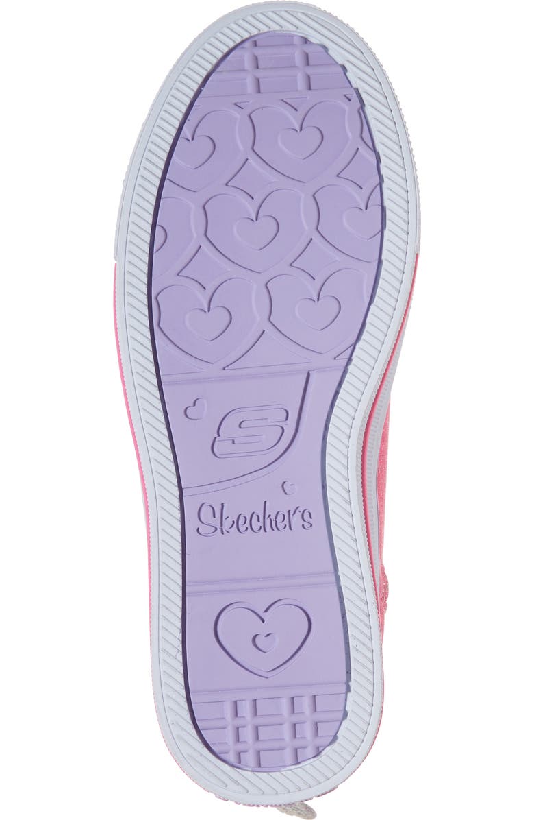 SKECHERS Twinkle Toes Shuffles Wonder Wings Light-Up High Top Sneaker, Alternate, color,
