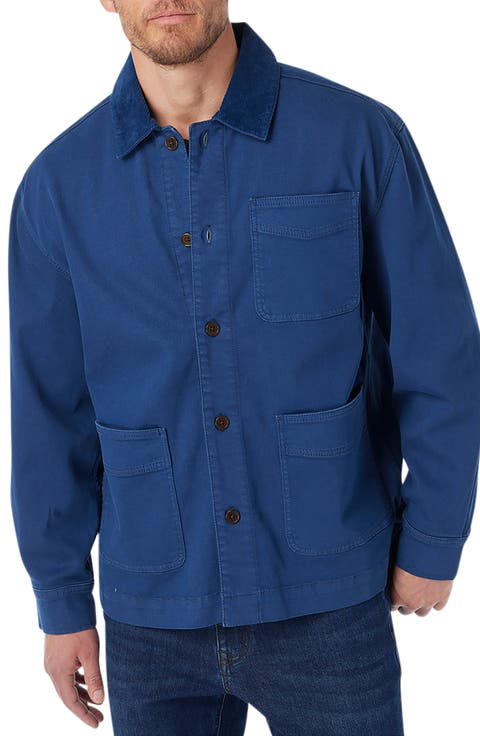 Seaport Stretch Cotton Blend Chore Jacket