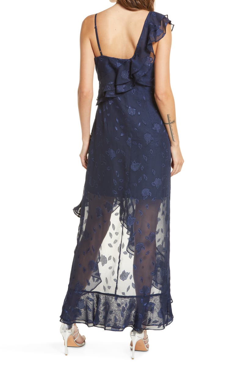 Lulus Forever Be Floral Sleeveless High-Low Dress, Alternate, color,