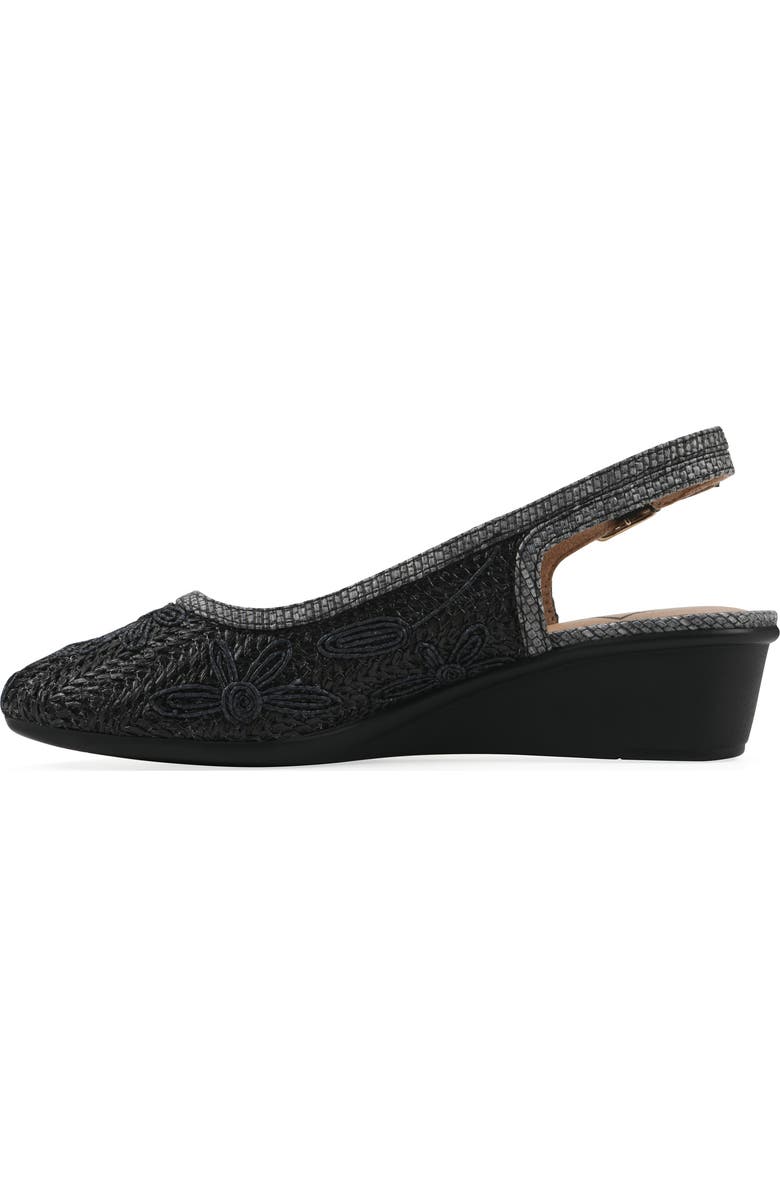 CLIFFS BY WHITE MOUNTAIN Borris Slingback Wedge, Alternate, color,
