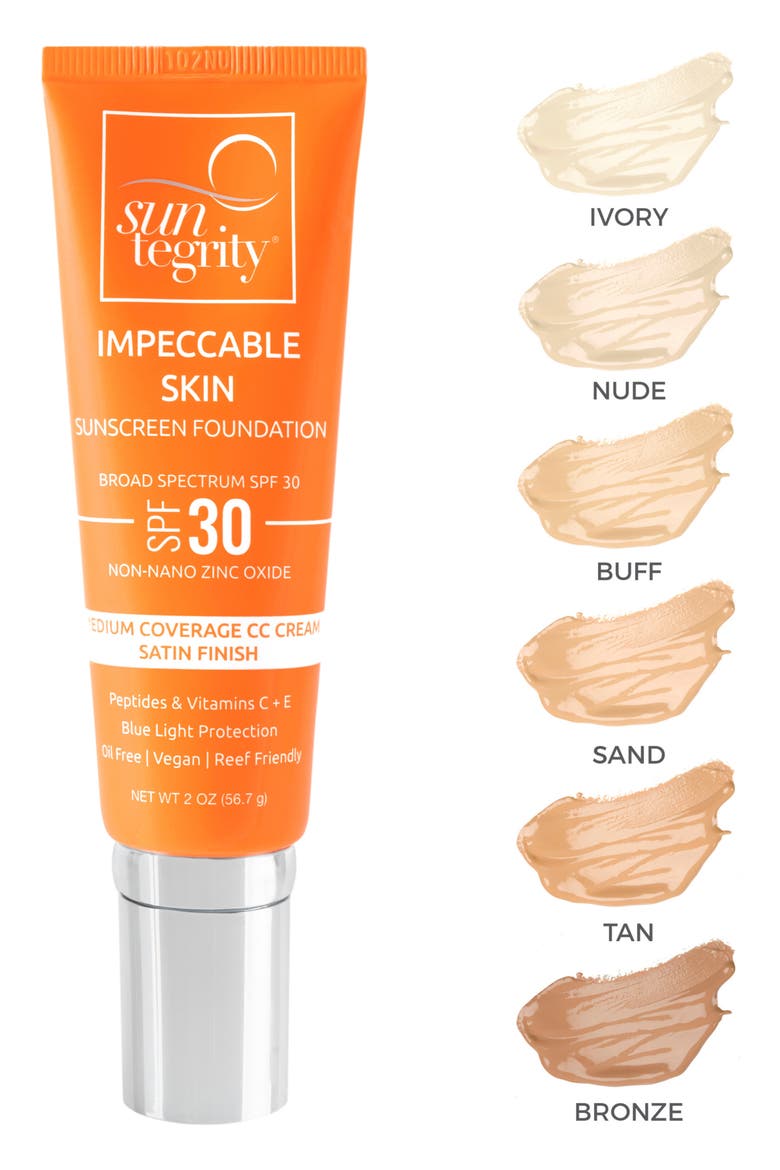 Impeccable Skin Moisturizing Face Sunscreen, Alternate, color, BUFF