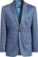 DANIEL HECHTER Blue Check Knit Sport Coat