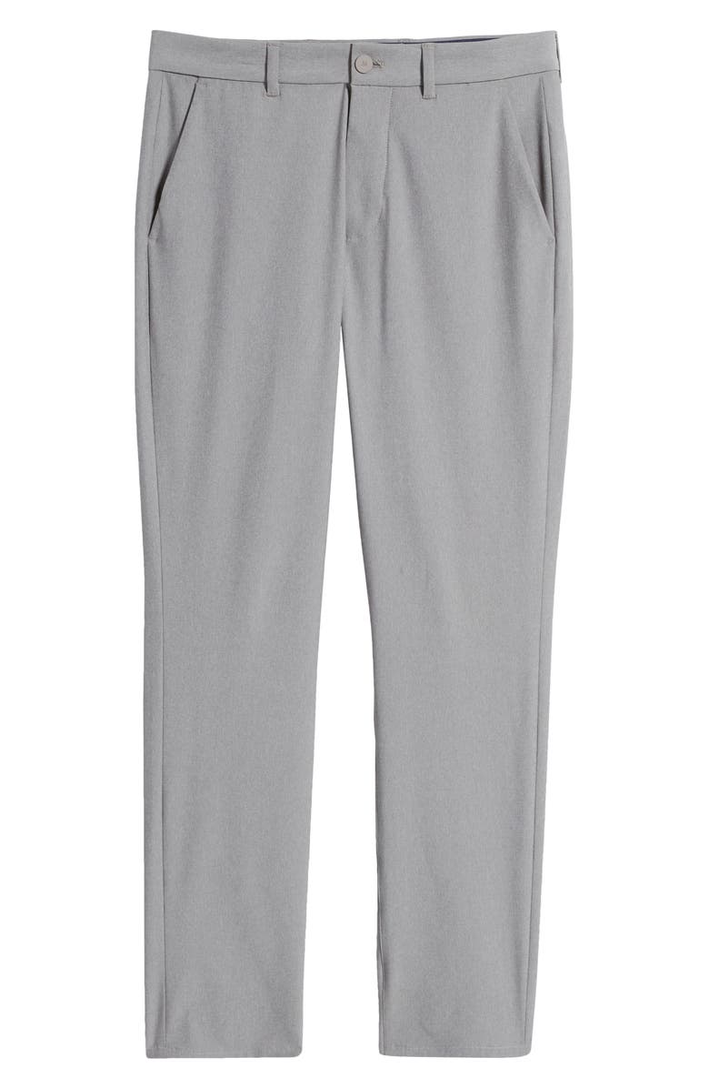 Mizzen+Main Helmsman Flat Front Chinos, Alternate, color, Silver Filigree Heather