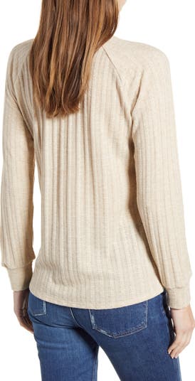 Ribbed Long Sleeve Top