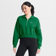 Nike Women's Nike Kelly Green Philadelphia Eagles Phoenix Fleece Quarter-Zip Sweatshirt